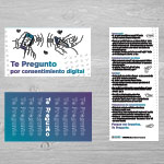 Click here for more information about SP-19-15 - "Te Pregunto por consentimiento digital" Palm Card (50 pack)  While Supplies Last