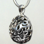 Click here for more information about CO-13-01 - Help, Hope, Heal Sterling Silver Necklace